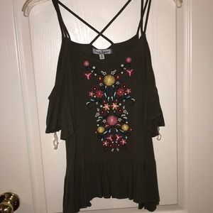 Off the shoulder blouse!!